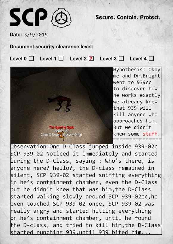 NEW SCP-966 TRAIT [POTENTIAL NEW SCP] - Foundation Test Logs - Gaminglight  Forums - GMod Community