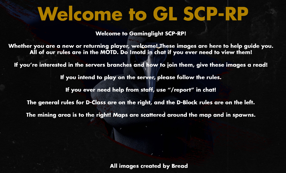 Welcome To Scp Rp An Informative Introduction To The Individual Server Groups General Gaminglight Forums Gmod Community - most popular scp roleplay games on roblox